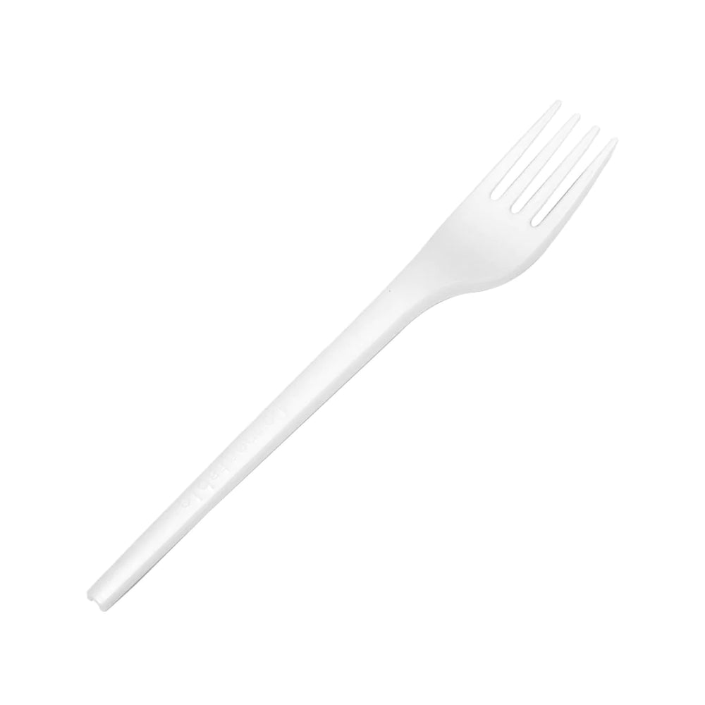 Globe Commercial Compostable Fork 6.25"H Forks / White - 6150