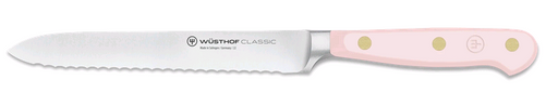 Wusthof Classic Pink Himalayan Salt 5" Serrated Utility Knife 1061708414