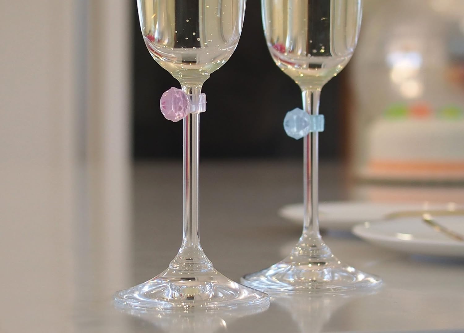 Fred and Friend's Fancy That Faceted Gem Wine Glass Marker Charms 5229165