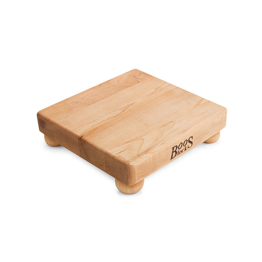 John Boos Maple Square Cutting Board With Maple Feet 1-1/2" Thick (B Series) B9S