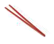 G.E.T. CHOPSTICKSRED - Chopsticks Melamine Red  (case of 100),