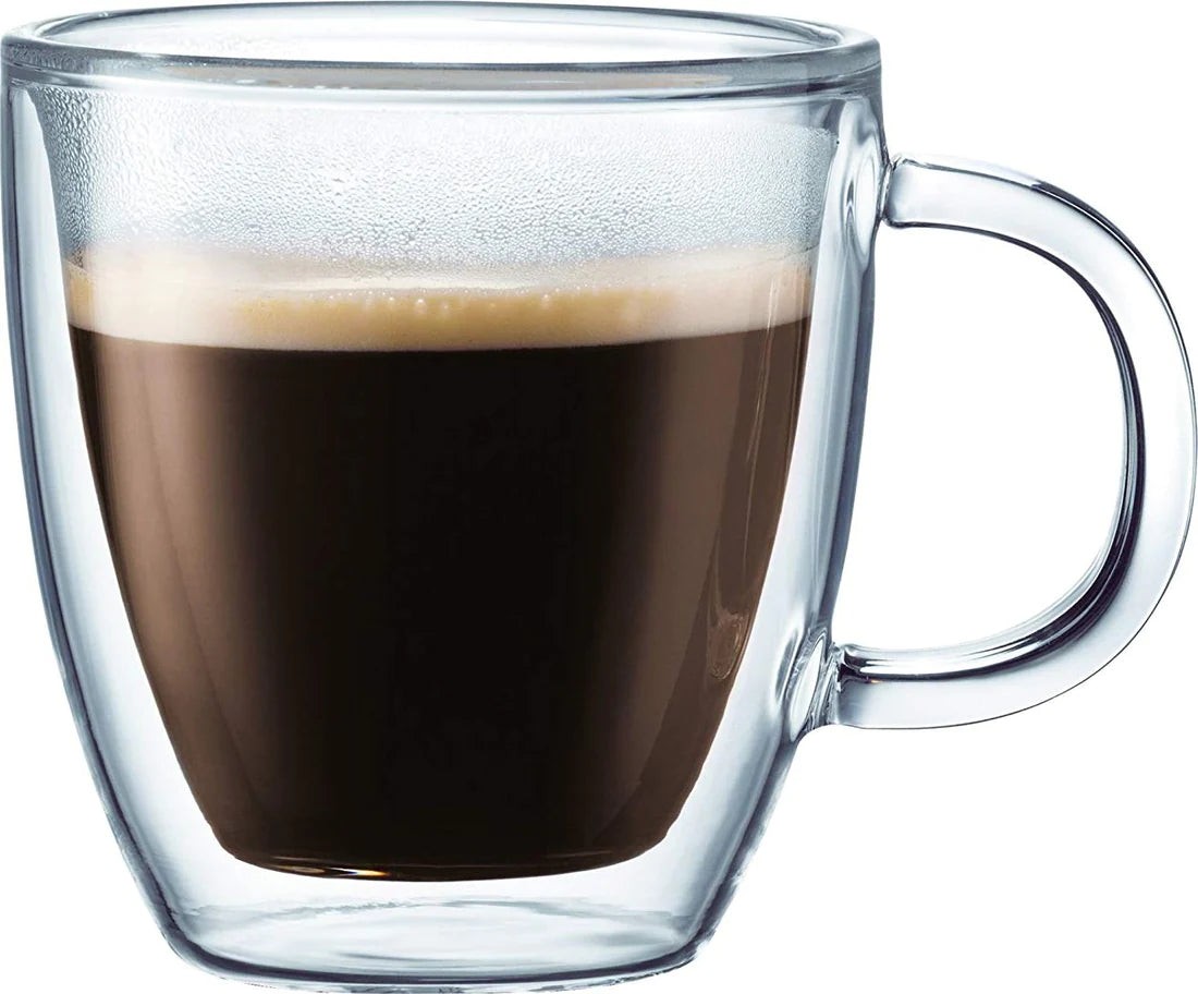 BISTRO double wall thermo-glass mug | 10604-10US4 *Sold Pack of 4*