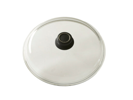 Gastrolux Pyrex Lid with Knob Glass on white background
