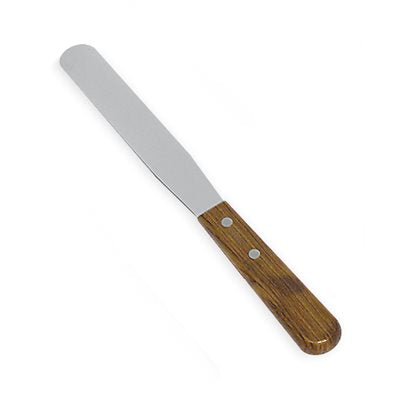 Browne 573830 10" Icing Spatula on white background
