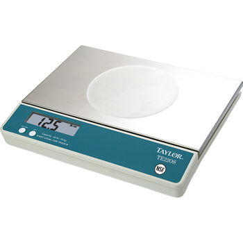 Digital Portion Control Kitchen Scale with Oversized Platform on white background