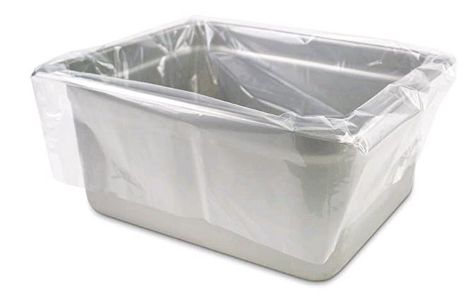 PanSaver Clear 42636 Deep Ovenable Pan Disposable Liner Fits 1/2 size Pans up to 4