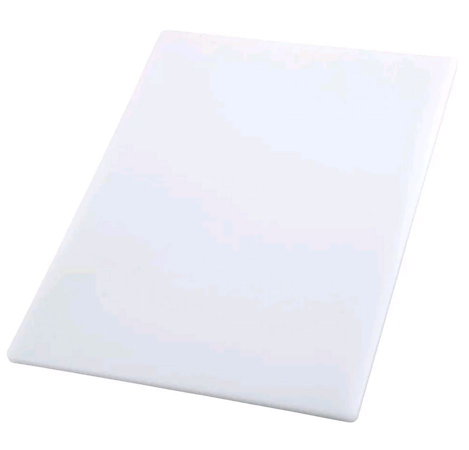 Winco White Cutting Board 18