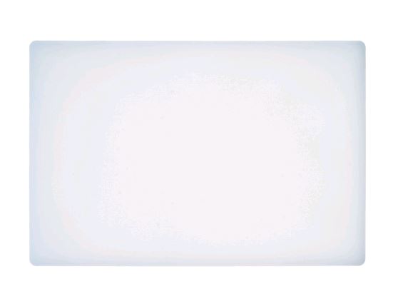 Winco 6" x 10" White Cutting Board CBWT-610
