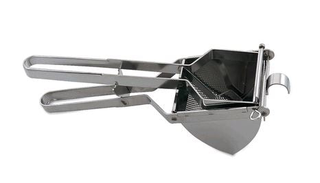 Browne 746193 17" Potato Ricer, Stainless Steel on white background