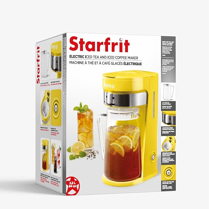 Starfrit Iced Tea & Iced Coffee Maker - 2.5L Pitcher - Yellow 024015-002-0000 1/1EA