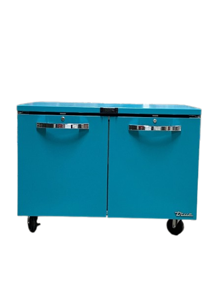 True Two Section Turquoise Undercounter Refrigerator TUC-48-HC-spec3
