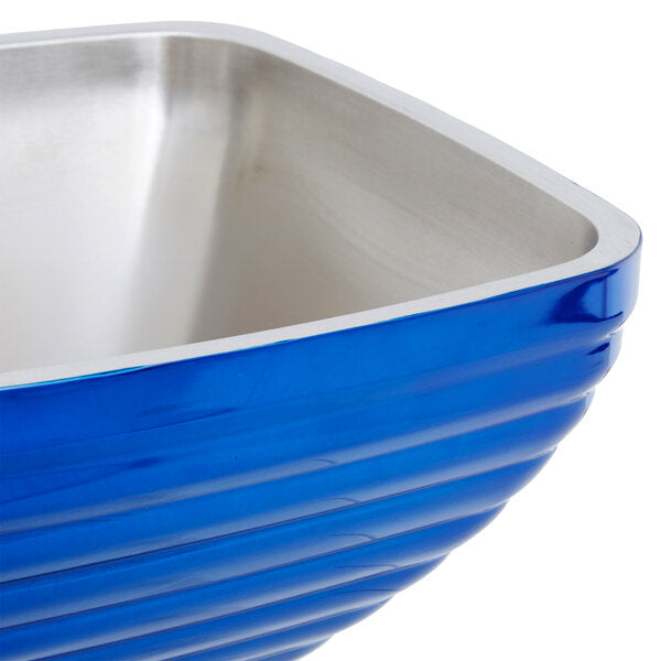 Vollrath  Double Wall Square Beehive 5.2 Qt. Serving Bowl Cobalt Blue 4763525 1/1EA*