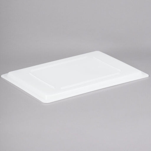 Cambro 1826CP148 26" x 18" White Poly Flat Lid 1826CP148 - 1/1EA