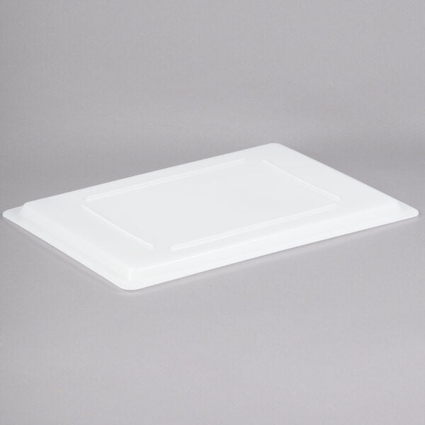Cambro 1826CP148 26" x 18" White Poly Flat Lid 1826CP148 - 1/1EA