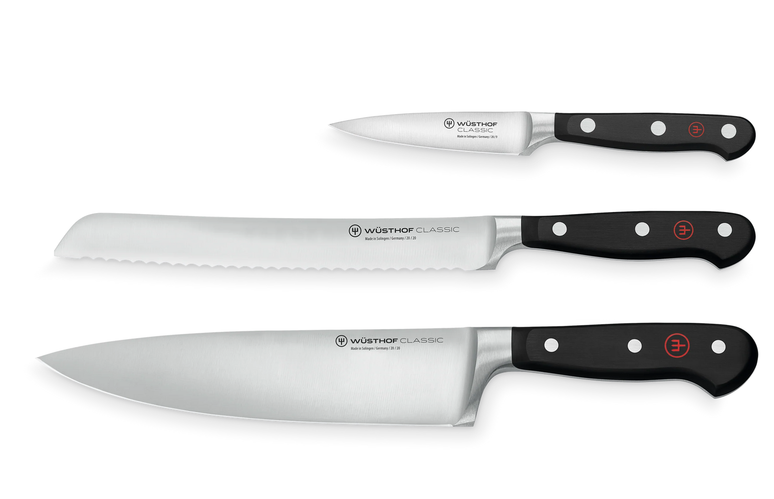 Wusthof Classic 3-Piece Starter Knife Set