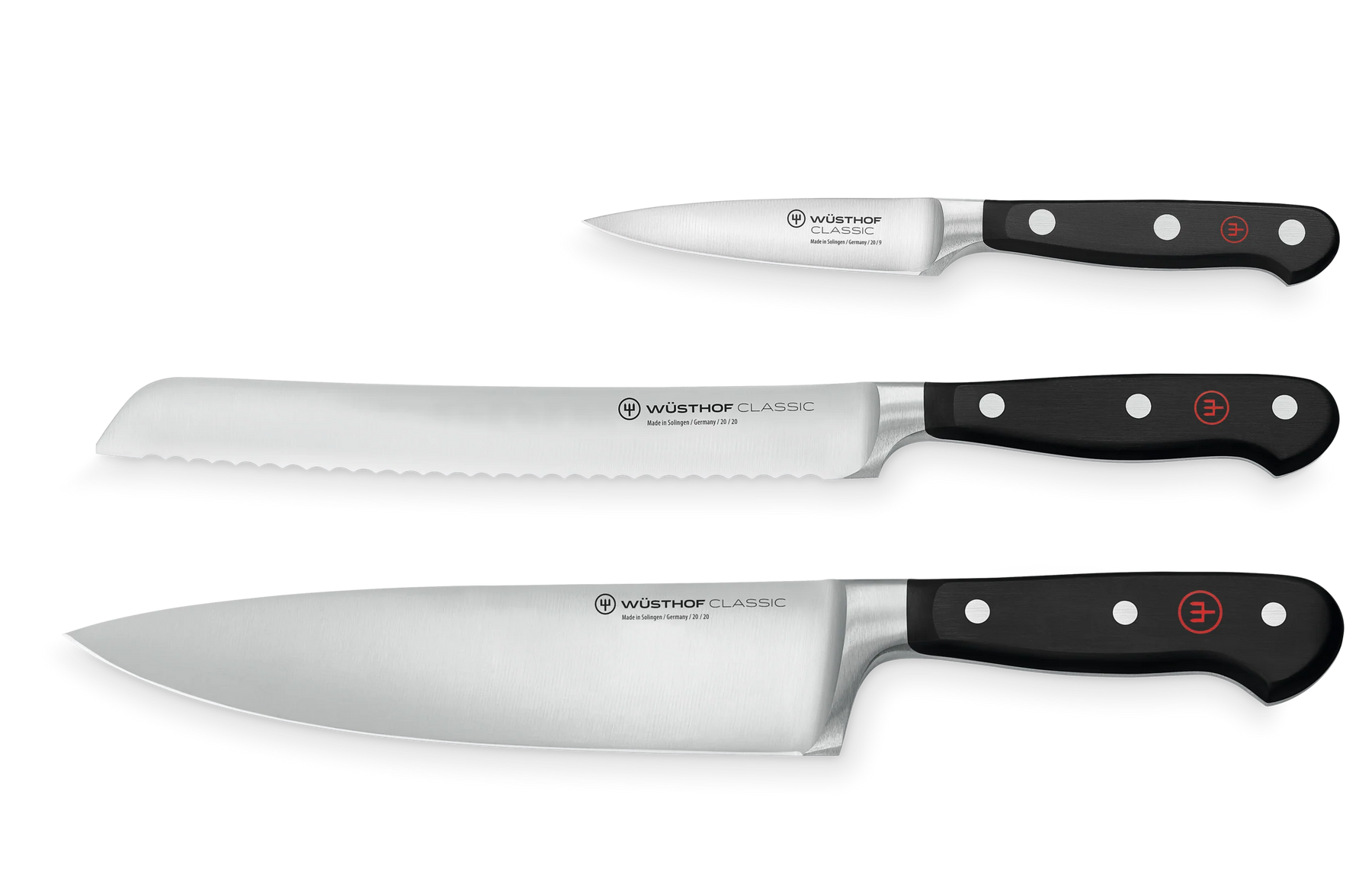 Wusthof Classic 3-Piece Starter Knife Set