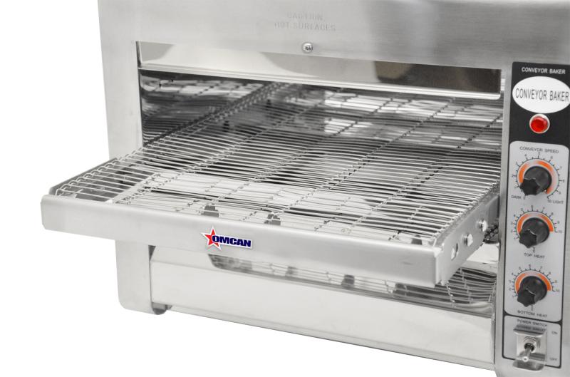 Omcan Conveyor Toaster Oven with 14″ Belt – 3.6kW, 240V, 1Ph 11387* (Floor Model)