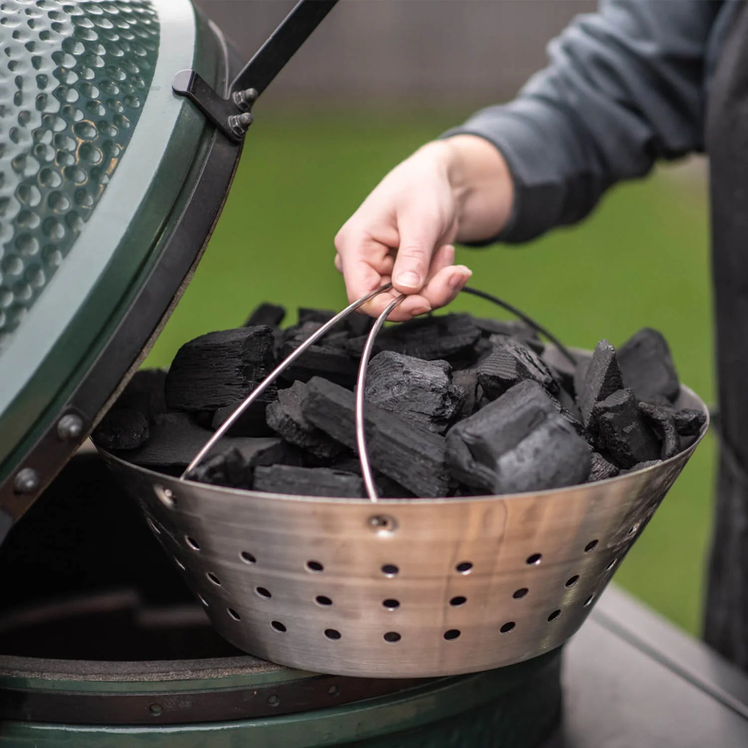 Big Green Egg S/S Fire Bowl Large 122674 1/1EA*