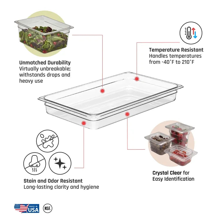Cambro Camwear® Full Size 2 1/2