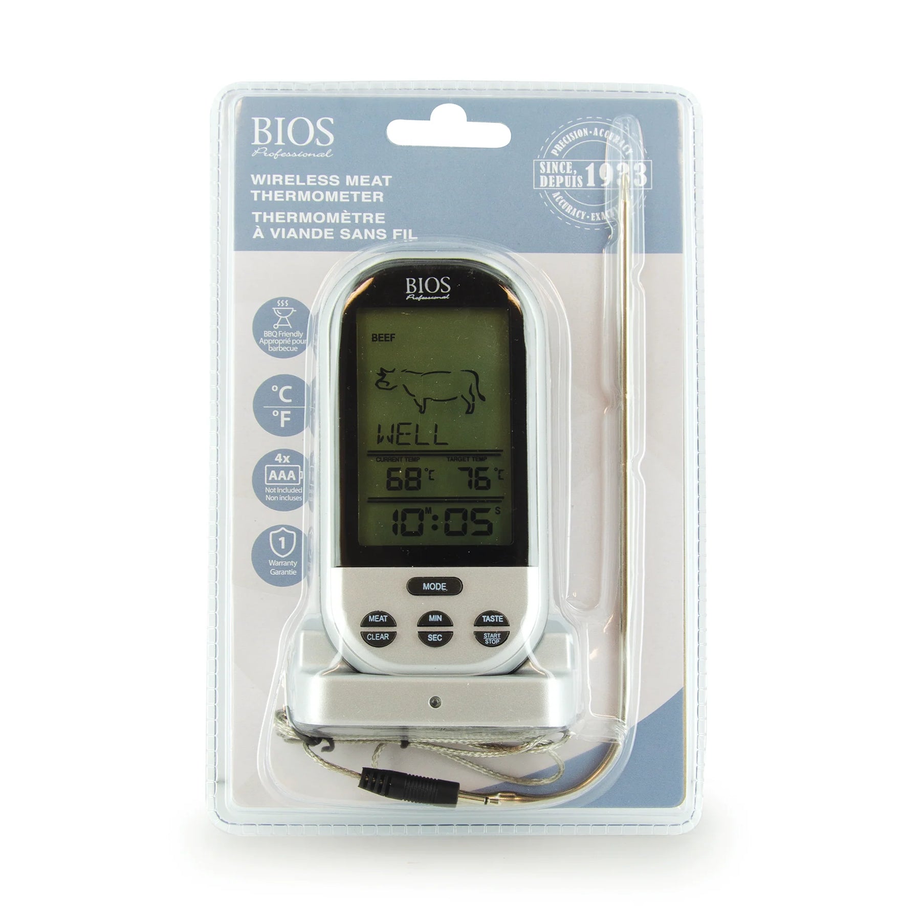 Bios Wireless Pre-Programmed Thermometer 132HC - 1/1EA