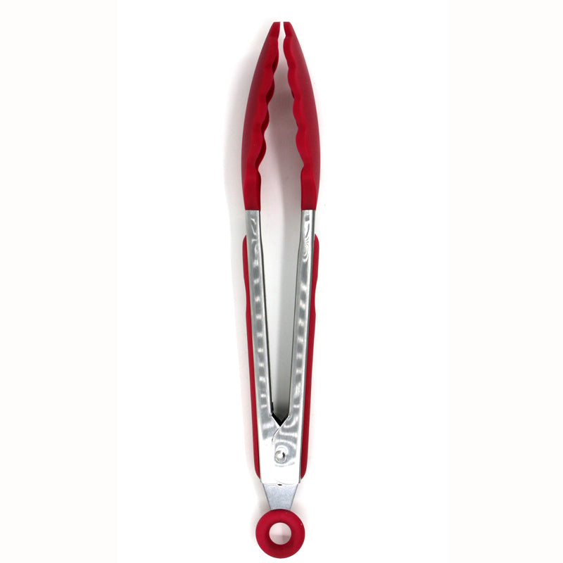 A La Tarte Silicone Locking Tongs Red 1366581RD 1/1EA