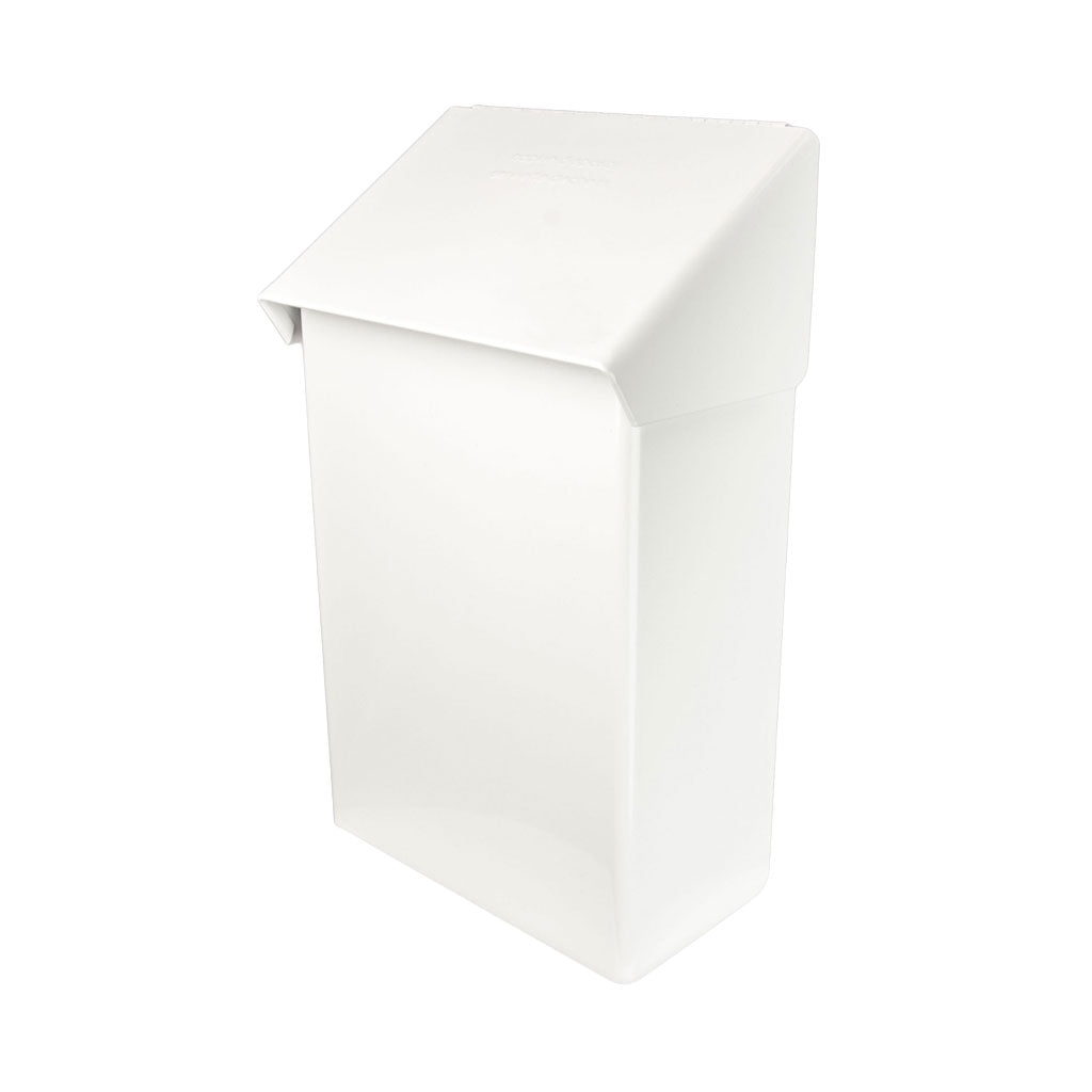 White Metal Napkin 
Disposal Wall Unit