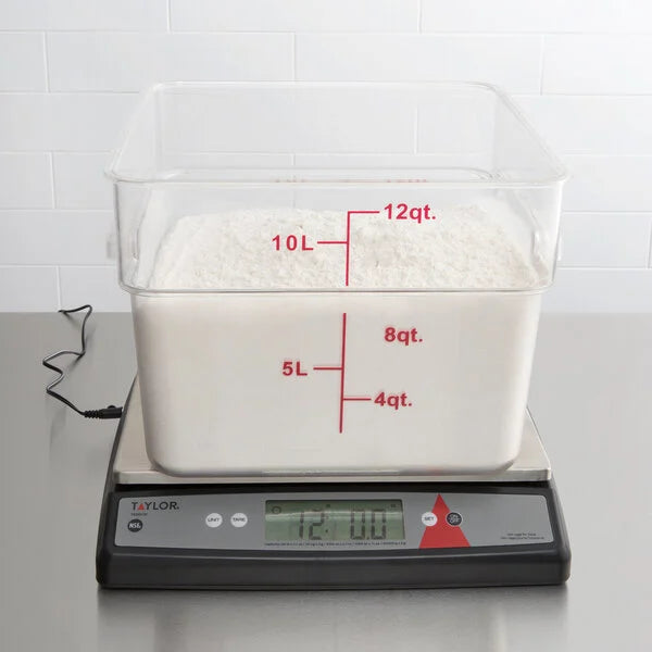 Taylor - 66lbs Digital Portion Control Scale with an Oversized Platform TE66OS - 1/1EA