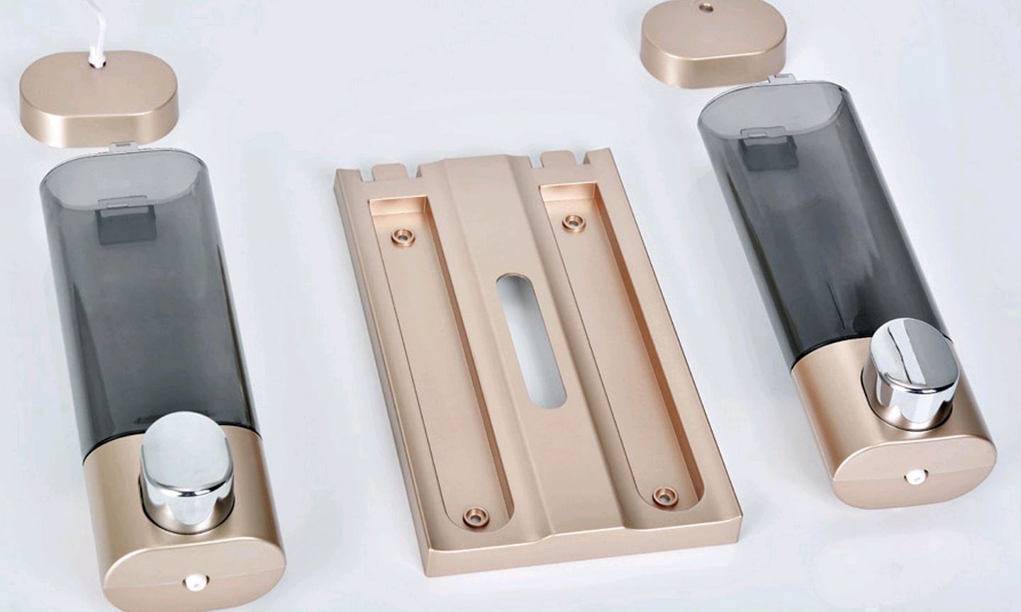 Villa Triple Chamber Gold Shower Dispenser GL66093G