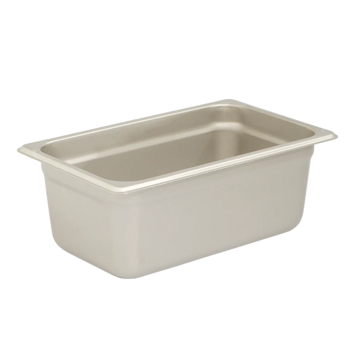 Browne - Food Pan, 1/4 Size, 4" DP, Stainless Steel 22 Gauge 22144 - 1/1EA