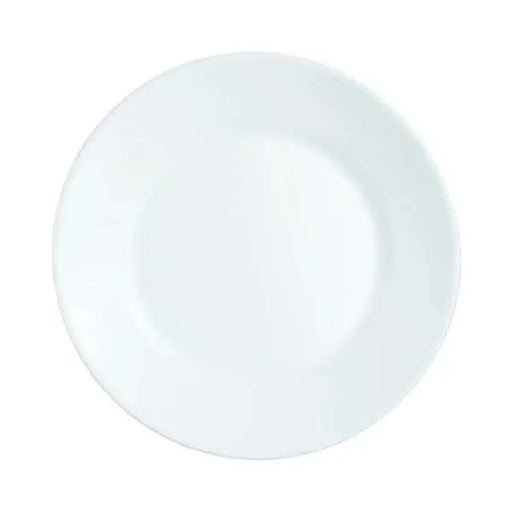 Arc Restaurant White Rim 9. 1/4" Round Plate 22522 24/1EA