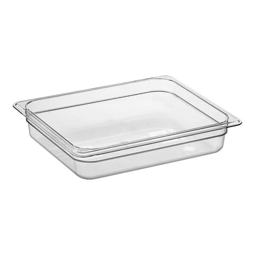 Cambro Camwear® 1/2 Size 2 1/2" Deep Clear Polycarbonate Food Pan 22CW135 1/1EA