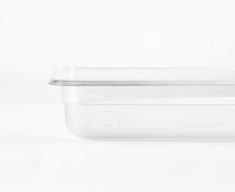 Browne 1/1 Full  Size Clear Polycarbonate Food Pan 2.5