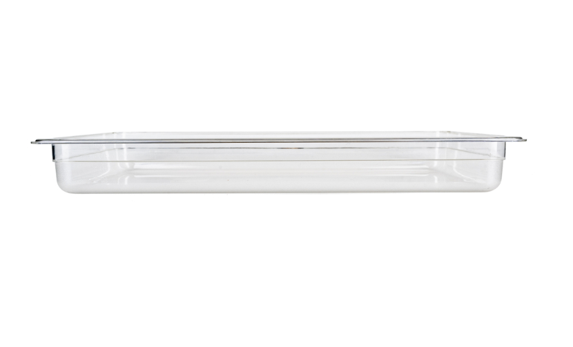 Browne 1/1 Full  Size Clear Polycarbonate Food Pan 2.5