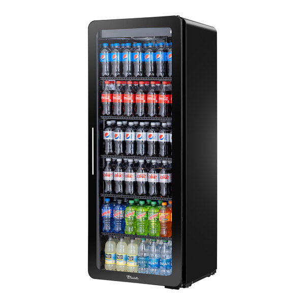 True - Refrigerator Black Swing Door Curved Edge CVM-13-HC~EGC01 BLK - 1/1EA