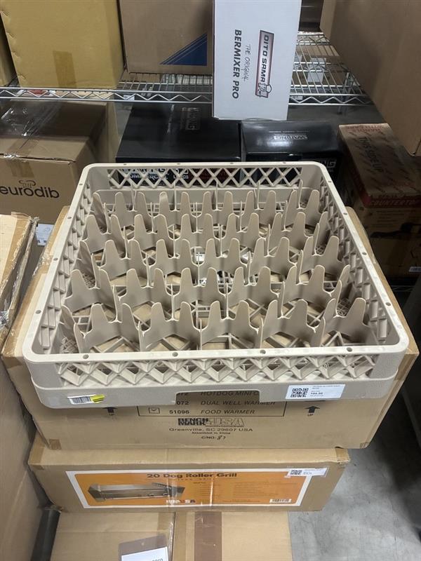RACK-MASTER 30 compartment Full-Size Glass Rack &amp; Extender TR12HH*