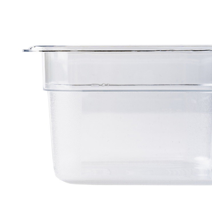 Browne 1/6 Size Clear Polycarbonate Food Pan 4