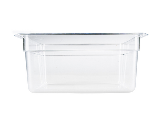 Browne Clear Polycarbonate 1/2 Size x 6" Deep Food Pan 38126
