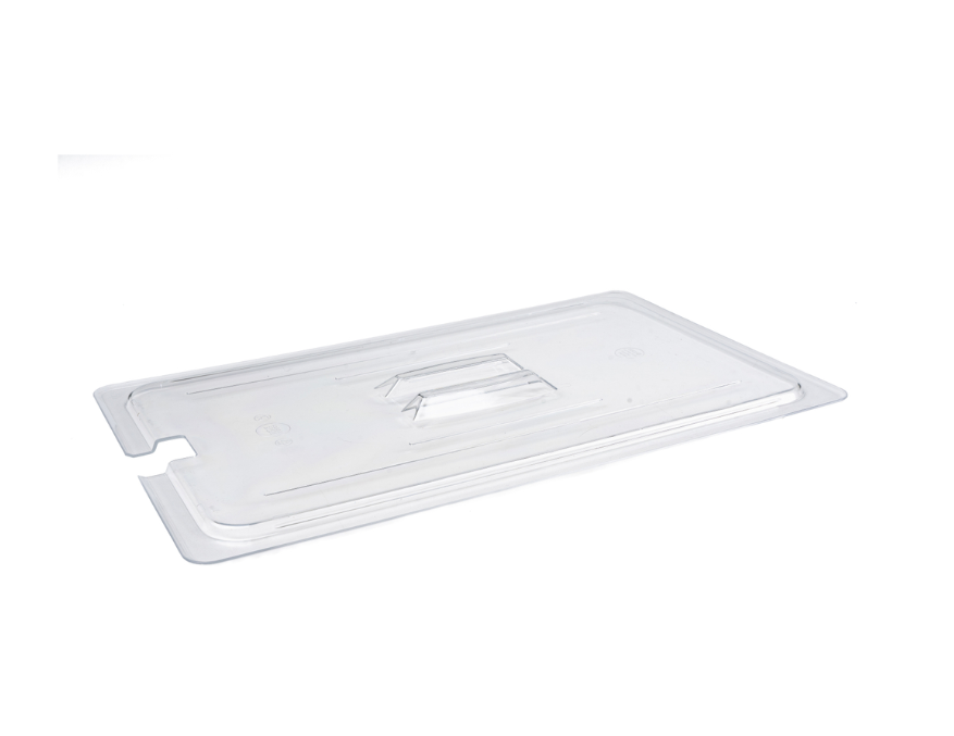 Browne Full Size Polycarbonate Food Pan Lid With Notch 35529