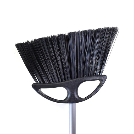Globe Commercial Extra Wide Angle Broom With 48 Inch Metal Handle -4012