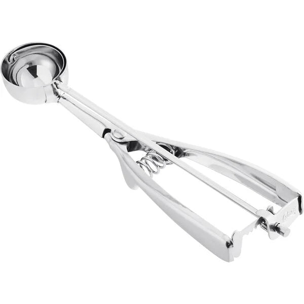 Choice #60 Round Stainless Steel Squeeze Handle Disher 0.56 oz 407SHD60 - 1/1EA