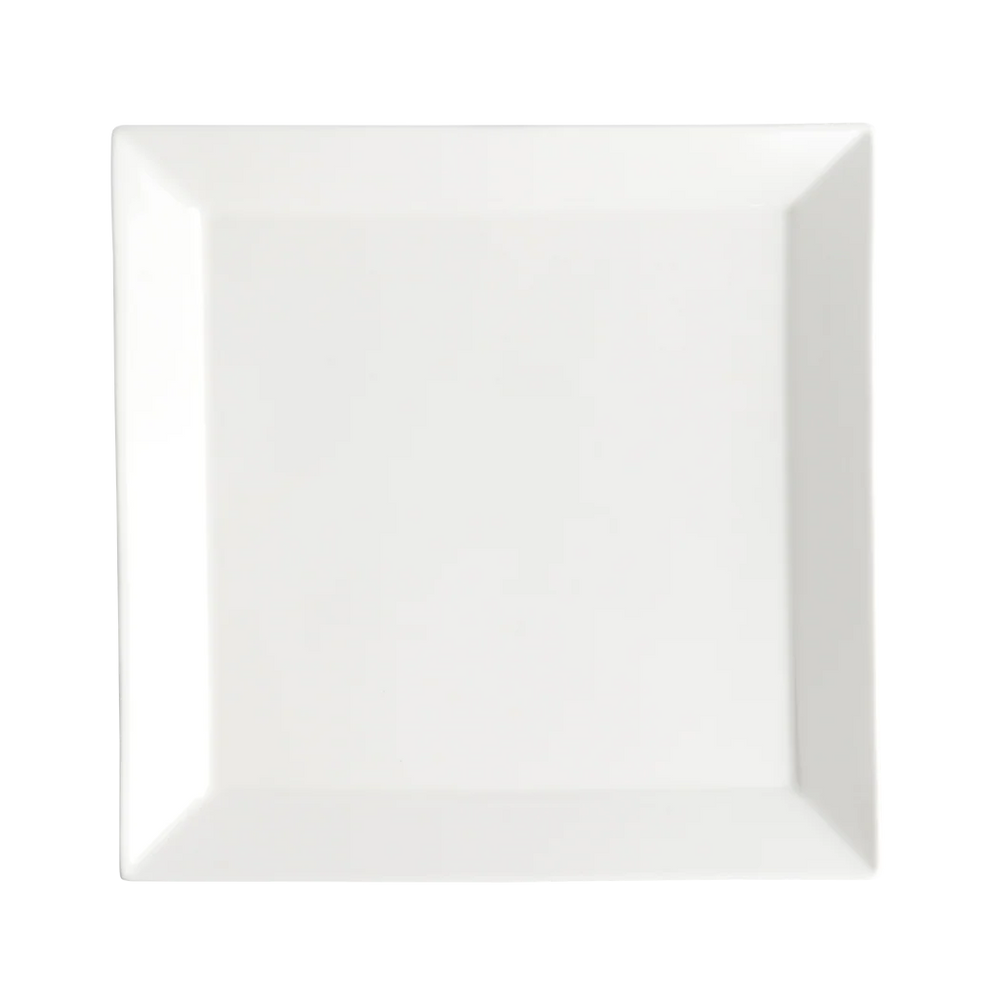Browne - Plate Foundation, 10", Square, Wide Rim, 5630193 - (Case of 12)*
