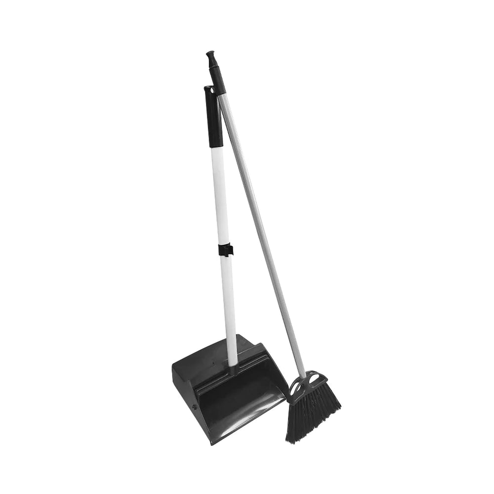 Globe Commercial - Lobby Dustpan & Broom Combo 3034 - (1 Combo)