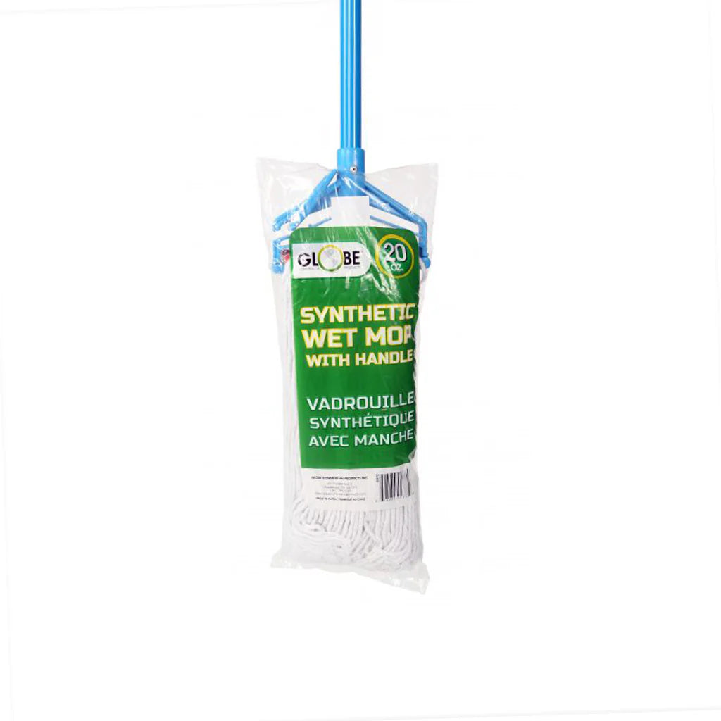 Globe Commercial - Syn Pro - Combo Mop Set w/ 54” Quick Release Handle, 3087C - 1/1EA