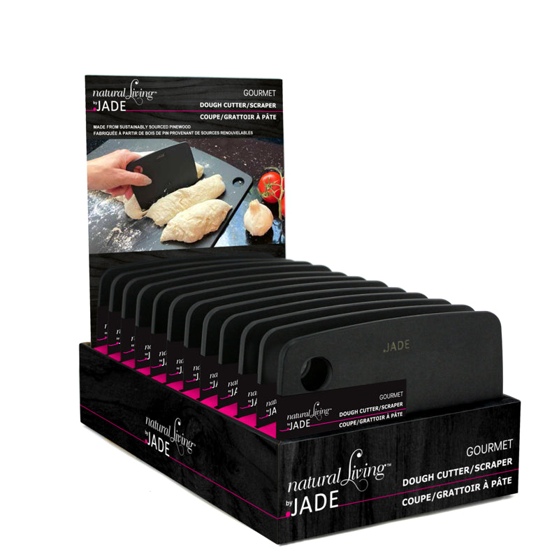 Natural Living - Gourmet Dough Cutter / Scraper, Black, 3260107BK - 1/1EA