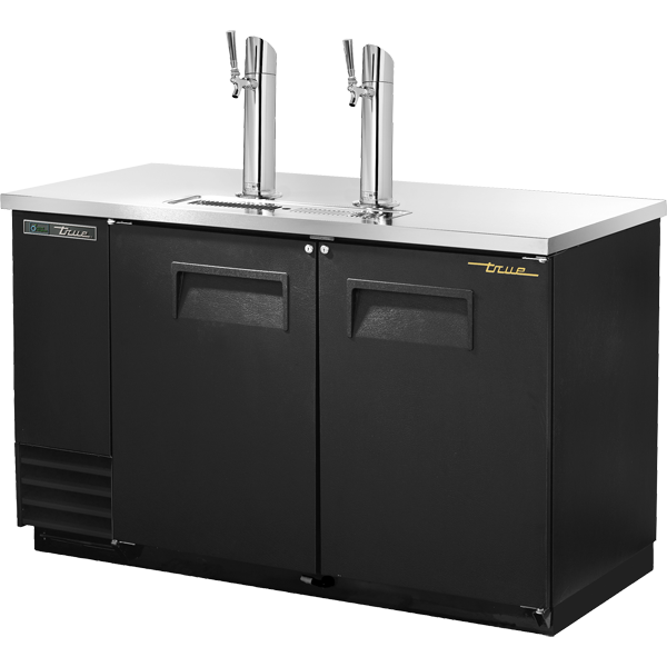 True Beer Dispenser 2 Taps TDD-2-HC BLK