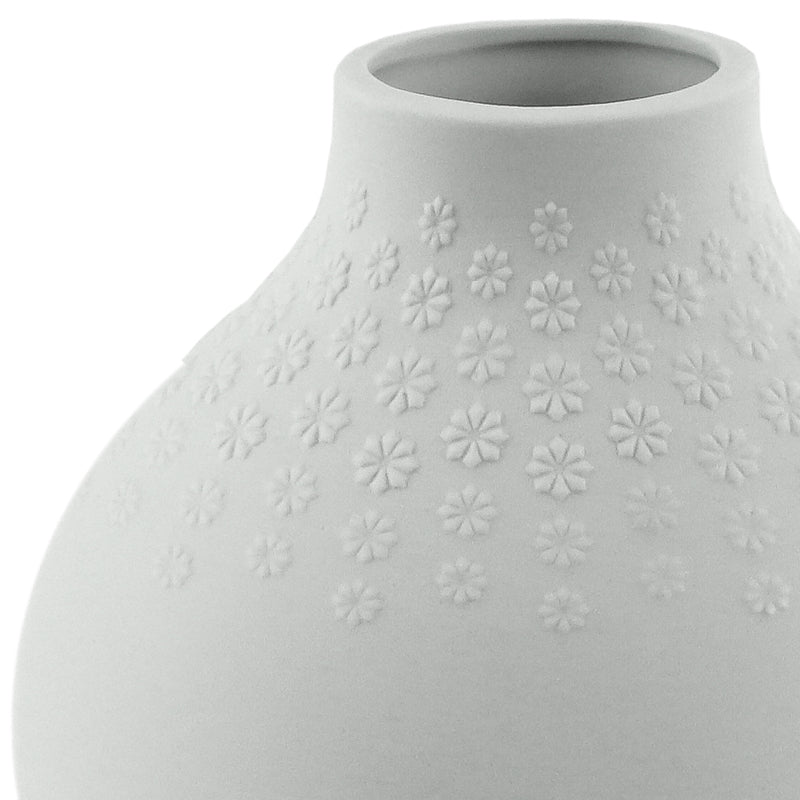 Natural Living Bouquet Bulb Vase Grey 4.33
