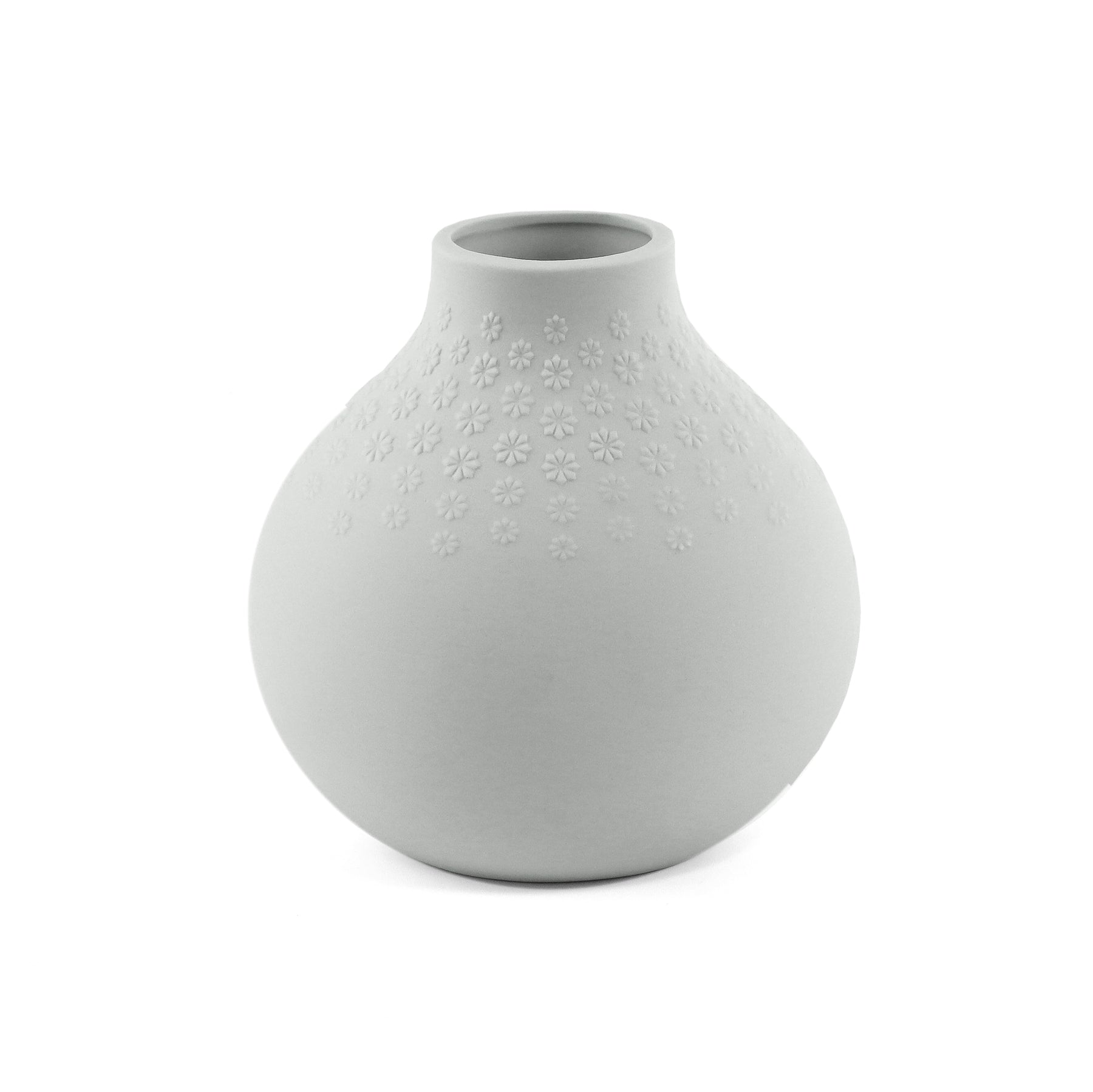Natural Living Bouquet Bulb Vase Grey 4.33