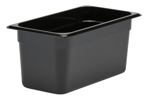 Cambro - Camwear Food Pan 1/3 Size Black 6" DP 36CW110 - 1/1EA
