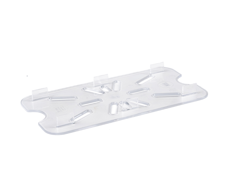 Browne 1/4 Size Polycarbonate Drain Shelf (1 Each) 38140