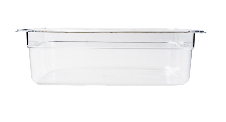 Browne  1/2 Size Clear Polycarbonate Food Pan 4